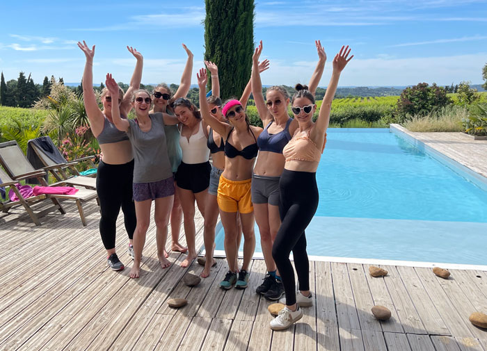 bachelorette party bachelorette party sports coaching in the pool