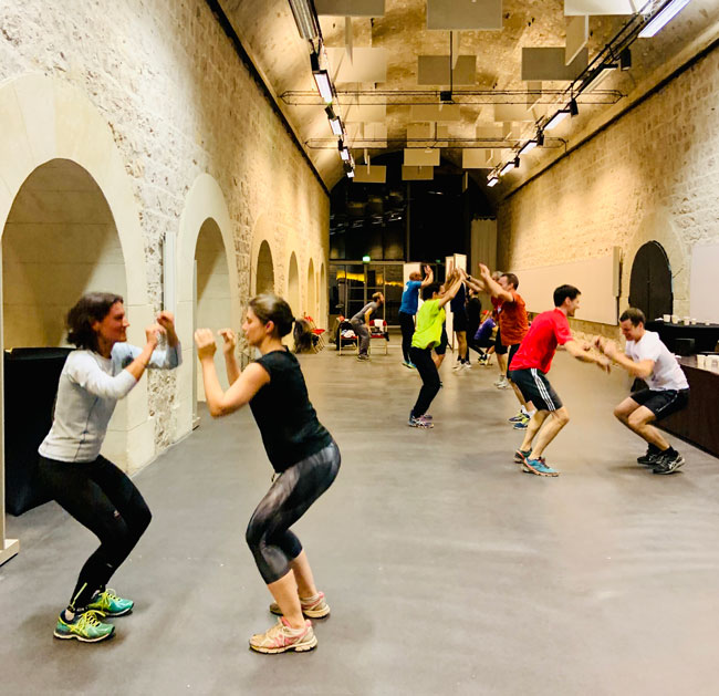 Corporate sports seminar at the Palais-des-Papes in Avignon